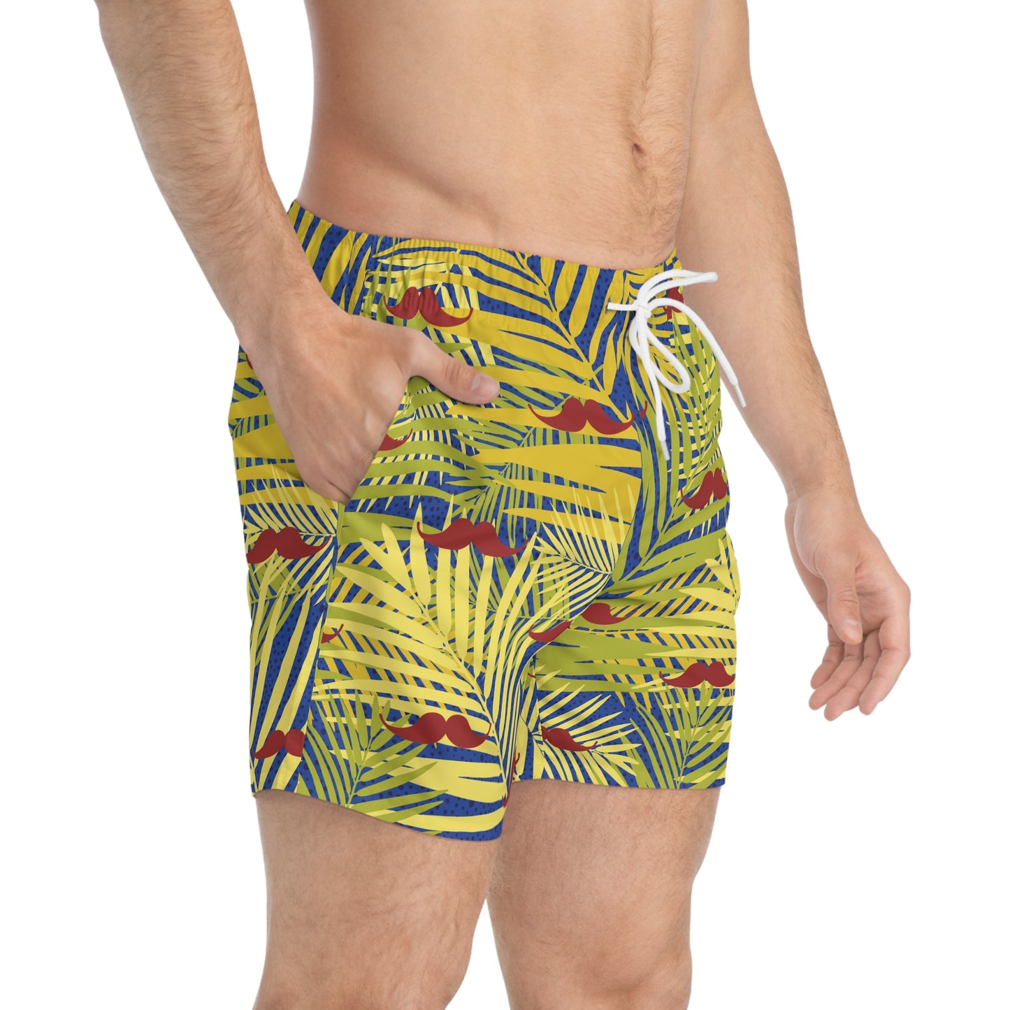 ** Limited Edition** Herron Barber Hawaiian Swim Trunks (AOP)
