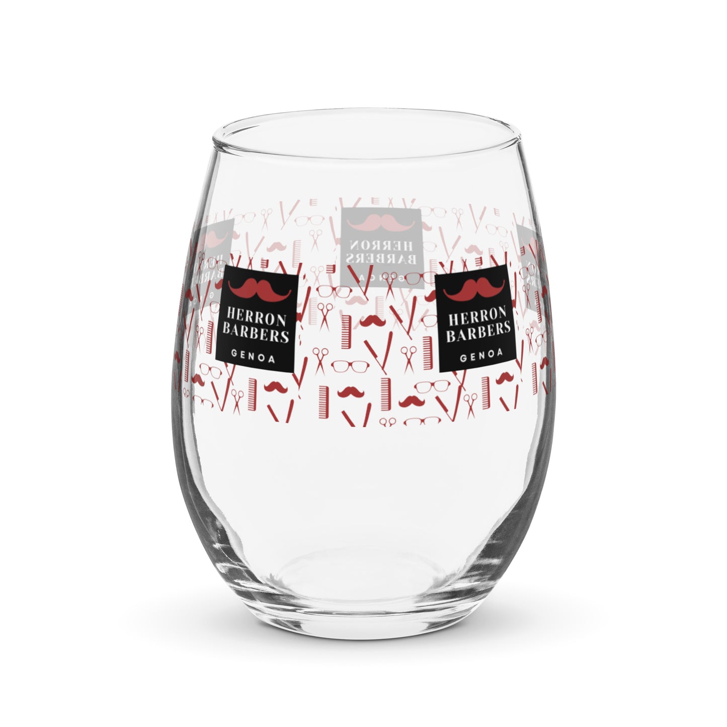 Stemless wine glass