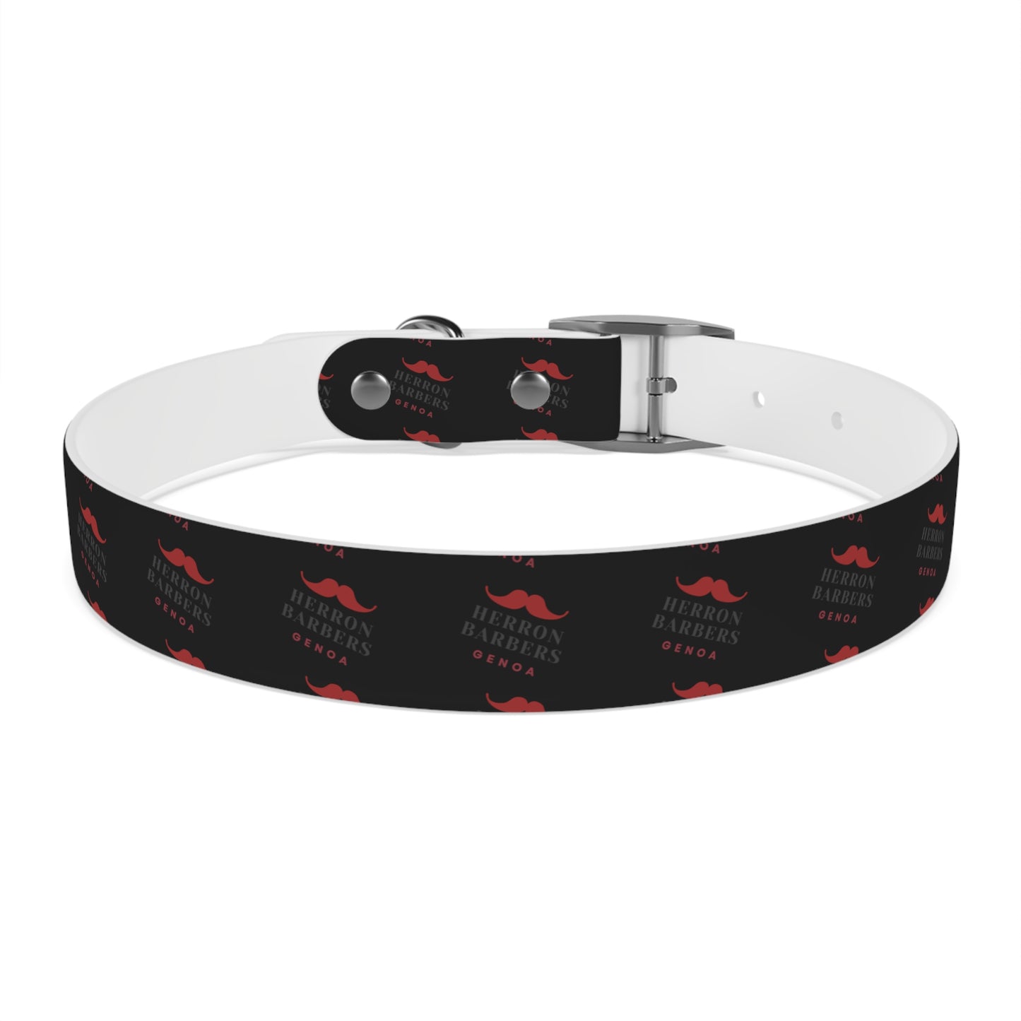 Herron Barber Logo Dog Collar