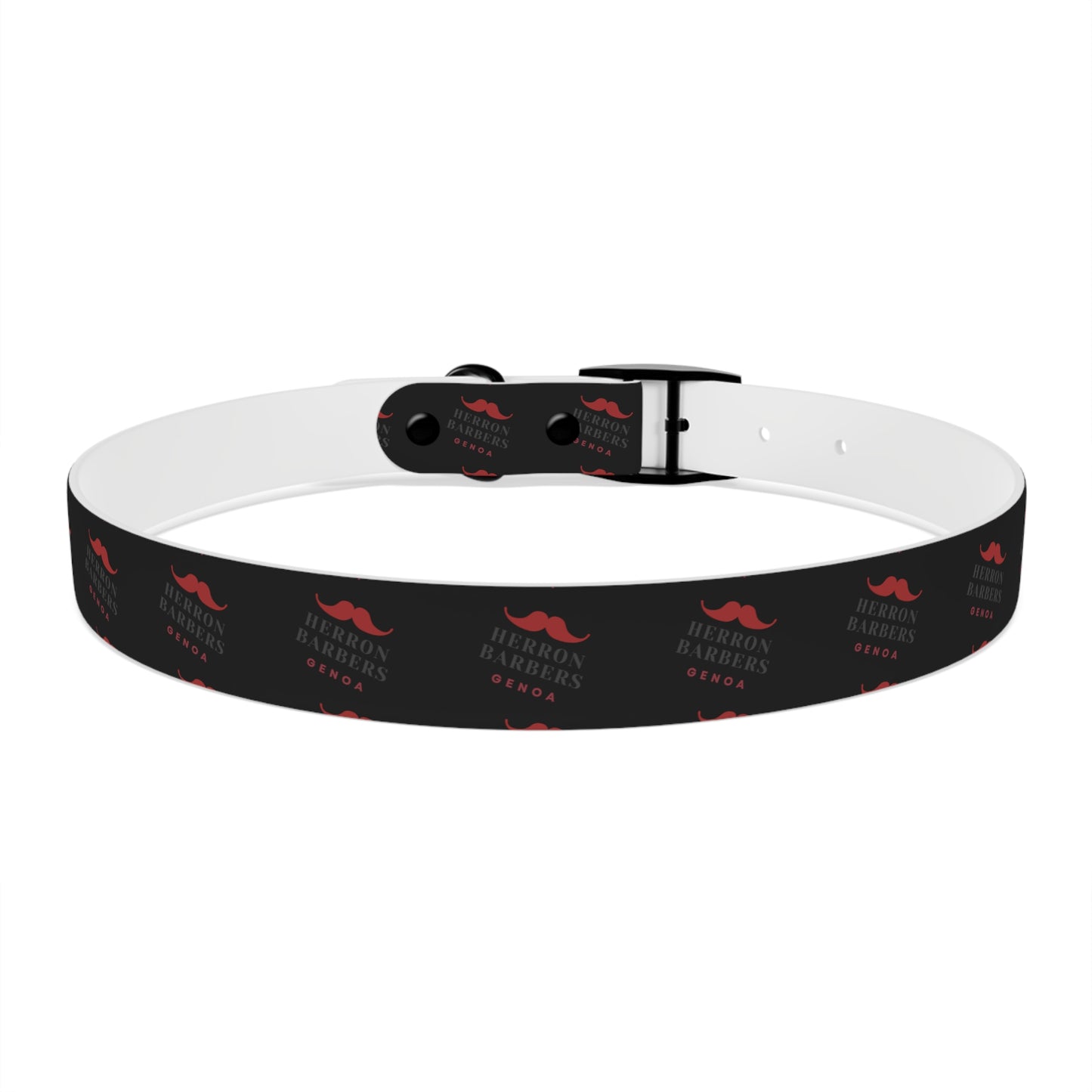 Herron Barber Logo Dog Collar