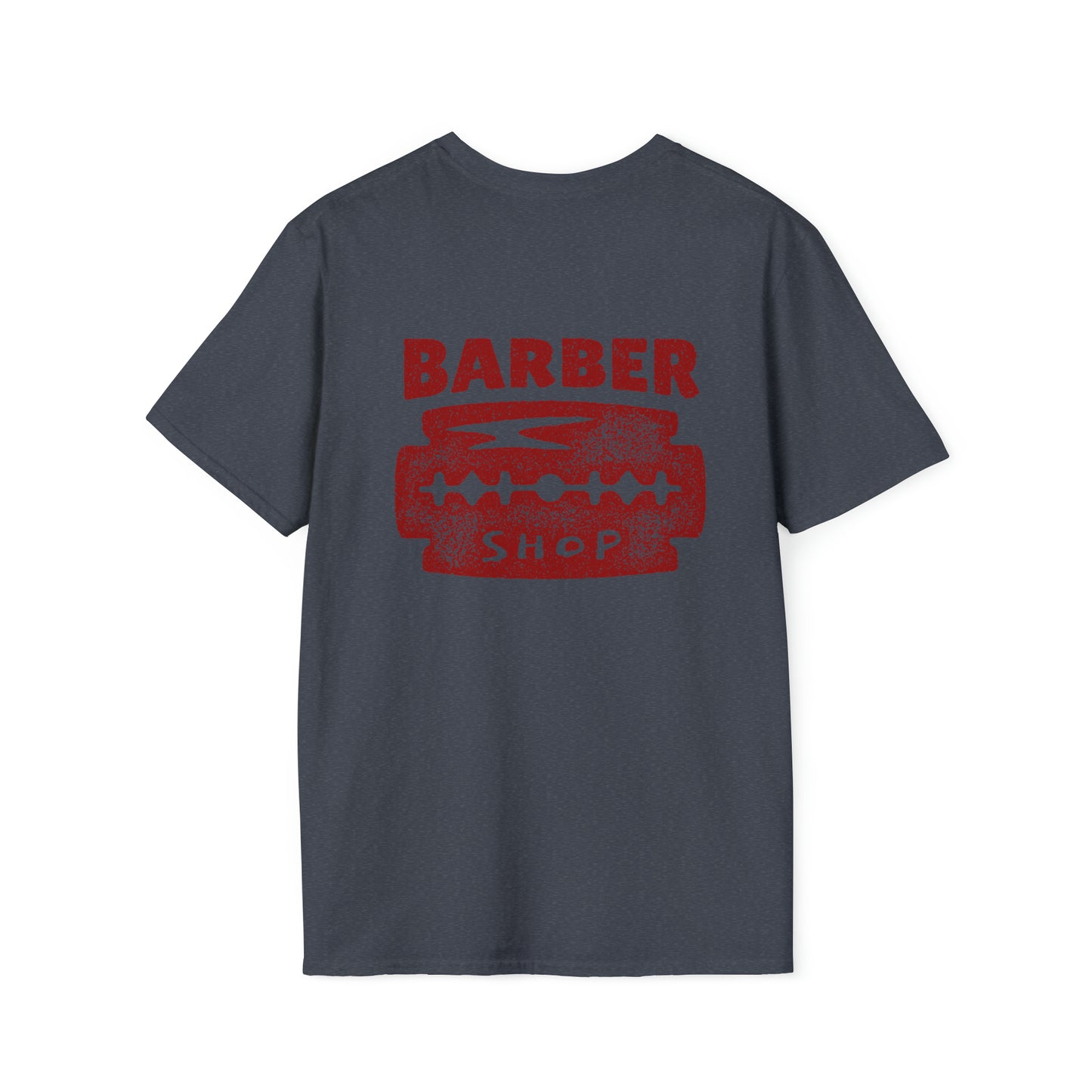 Herron Barber Razor Blade Unisex Softstyle T-Shirt