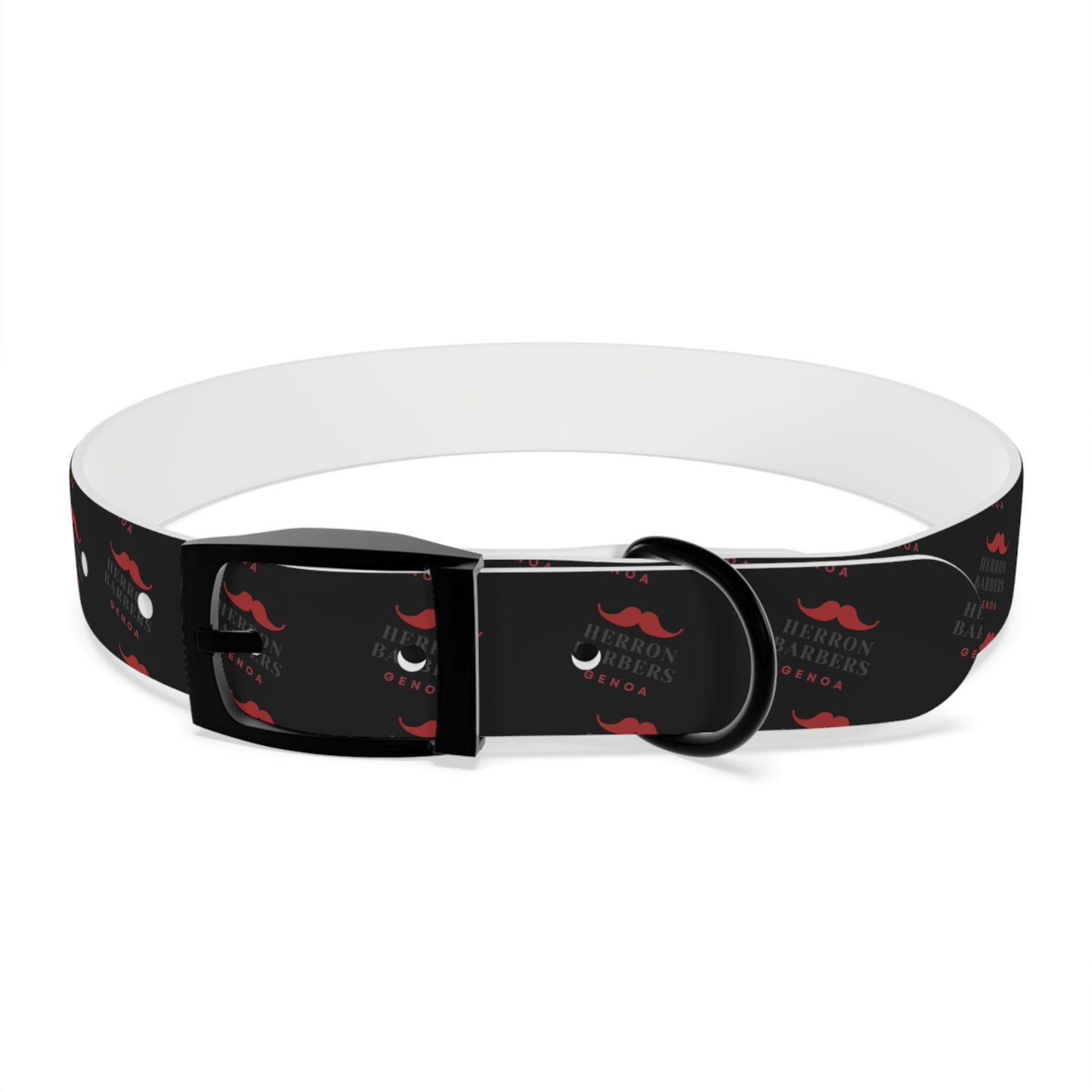 Herron Barber Logo Dog Collar