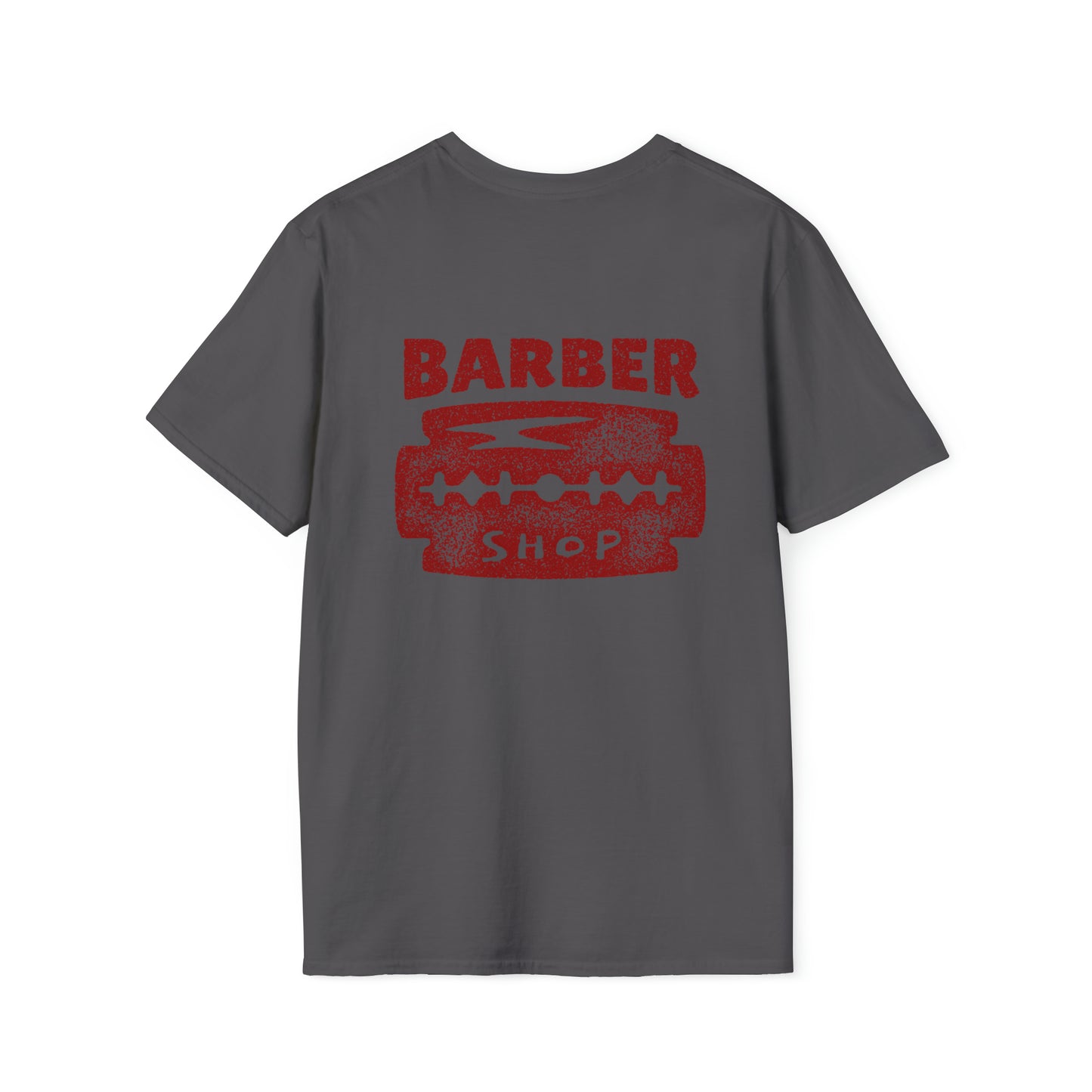 Herron Barber Razor Blade Unisex Softstyle T-Shirt