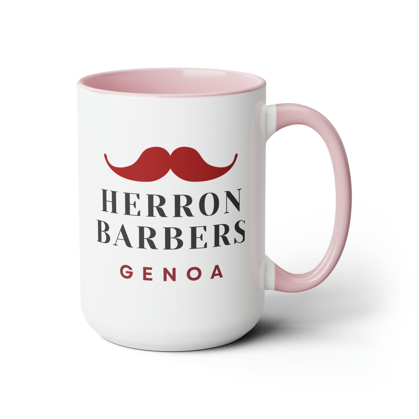 Herron Barber - Two-Tone Coffee Mugs, 15oz