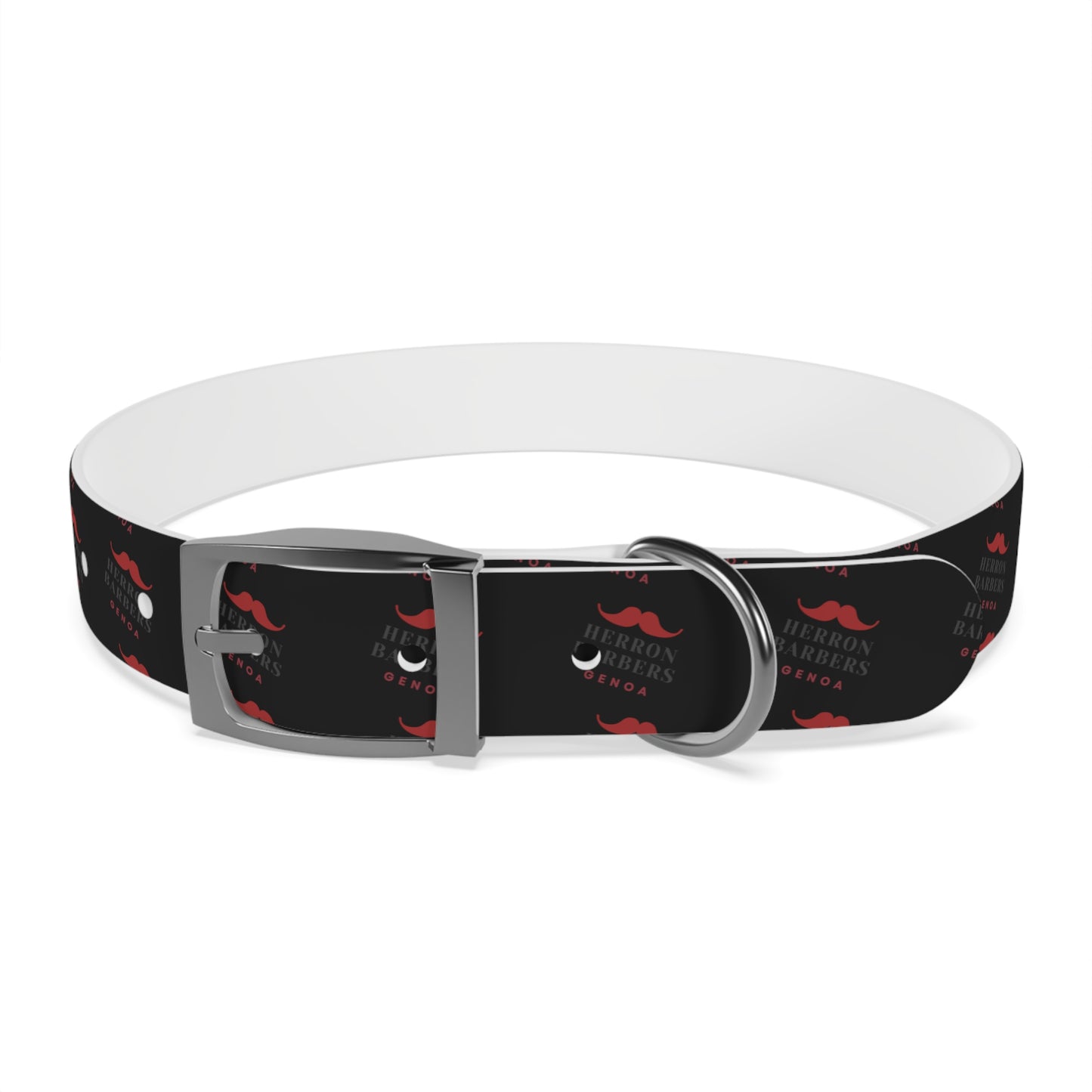 Herron Barber Logo Dog Collar