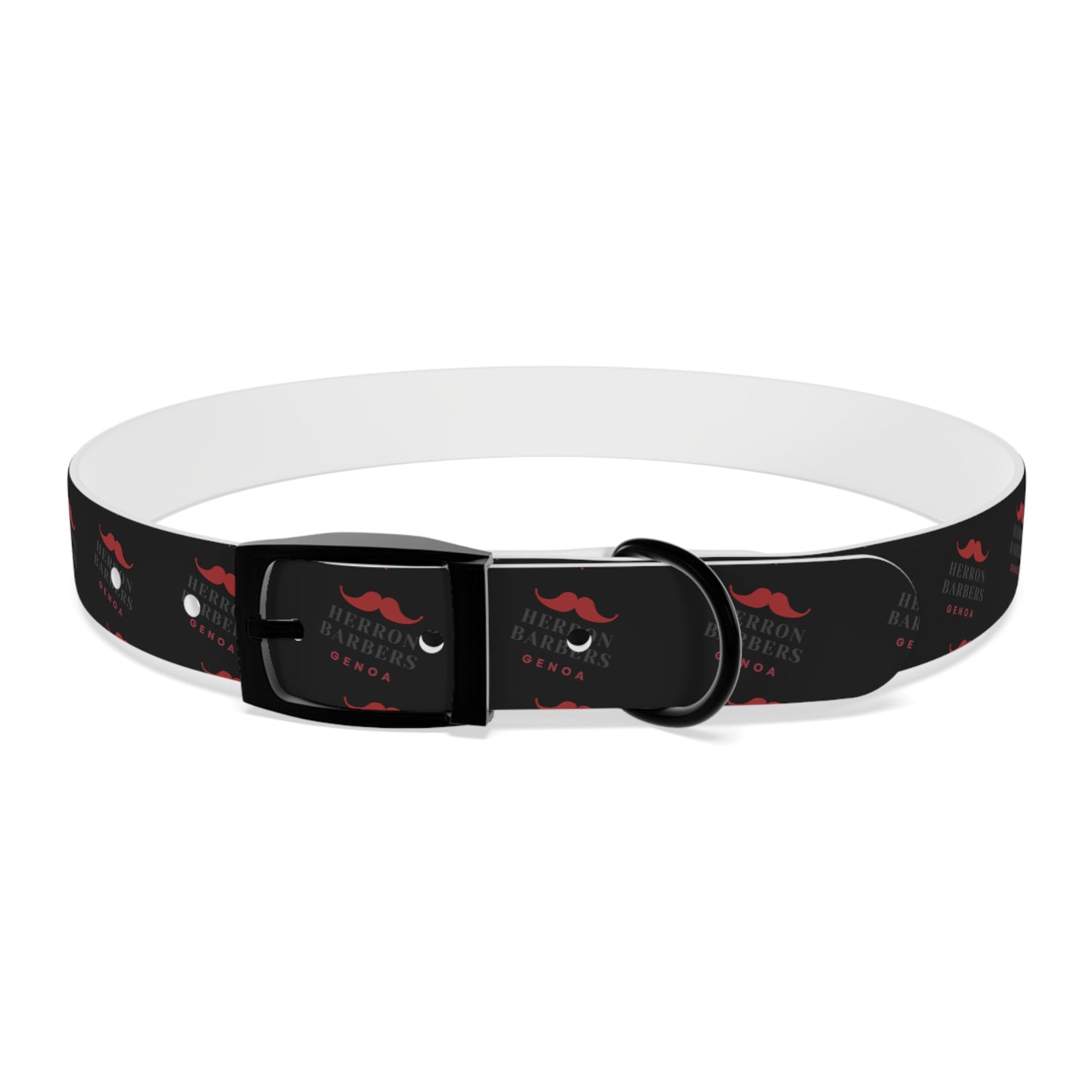 Herron Barber Logo Dog Collar