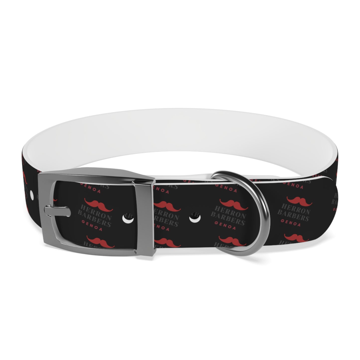 Herron Barber Logo Dog Collar