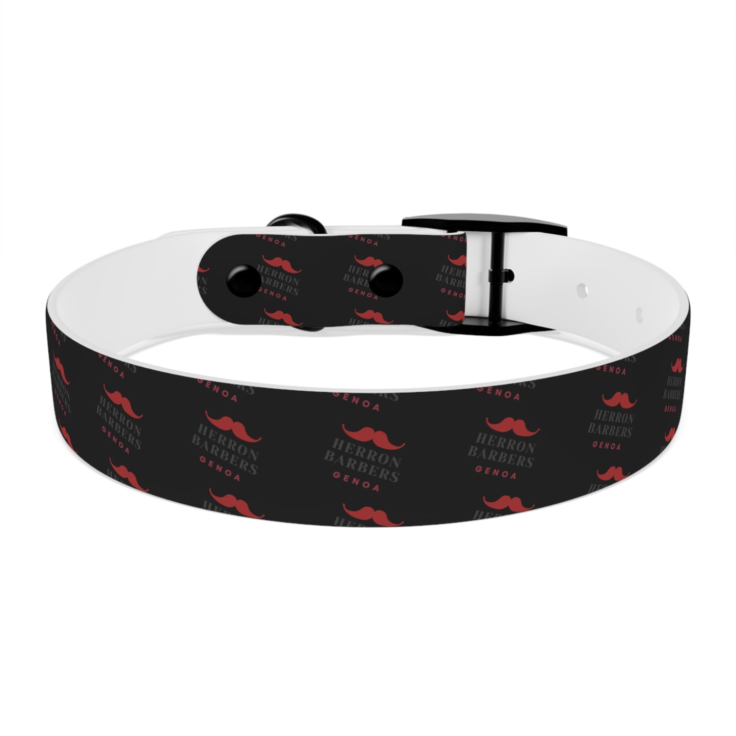 Herron Barber Logo Dog Collar