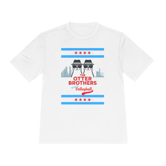 Unisex Moisture-Wicking Tee: Otter Brothers Volleyball Shirt, Athletic Wear, Cool Summer Tee, Sports Apparel, Gift for Athletes