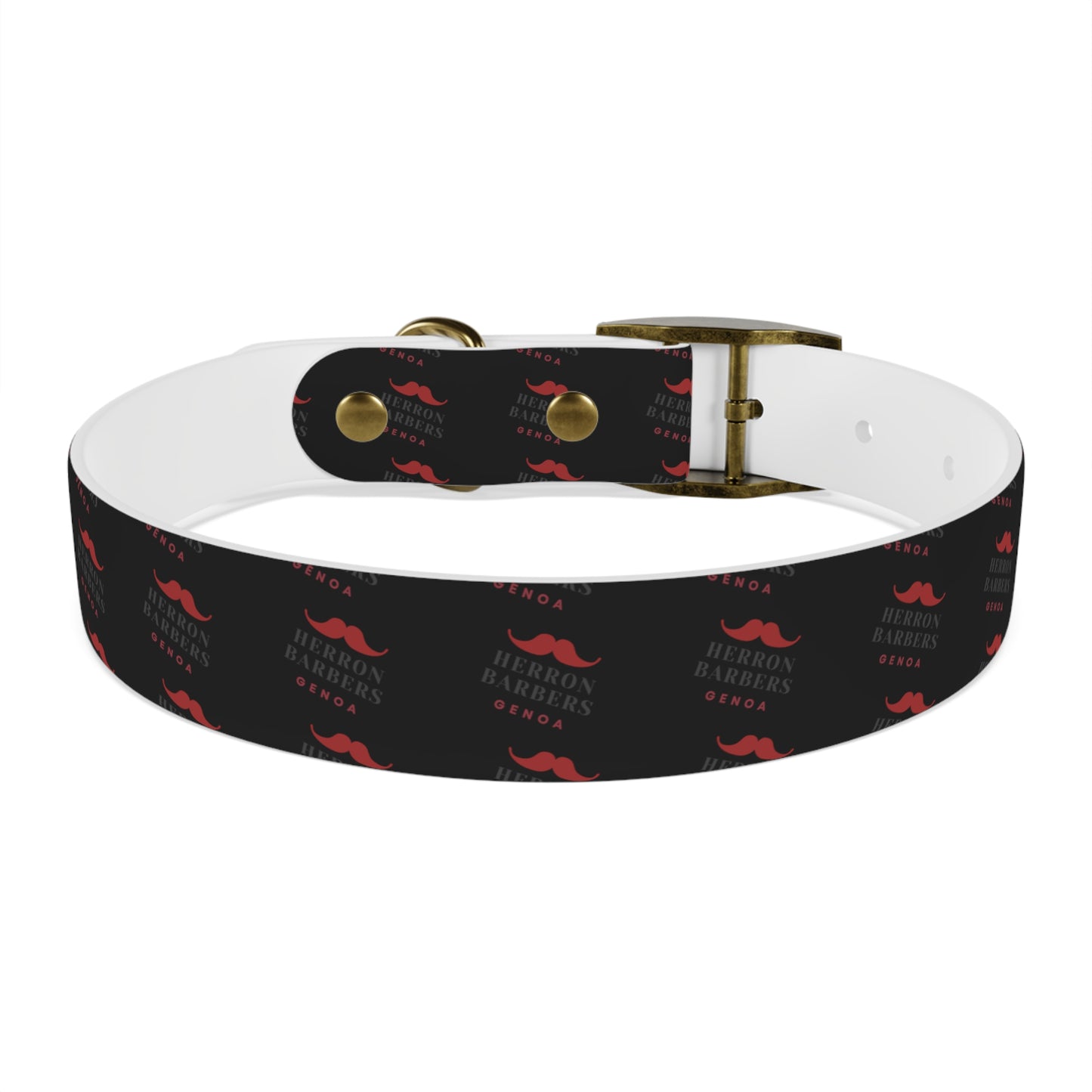 Herron Barber Logo Dog Collar