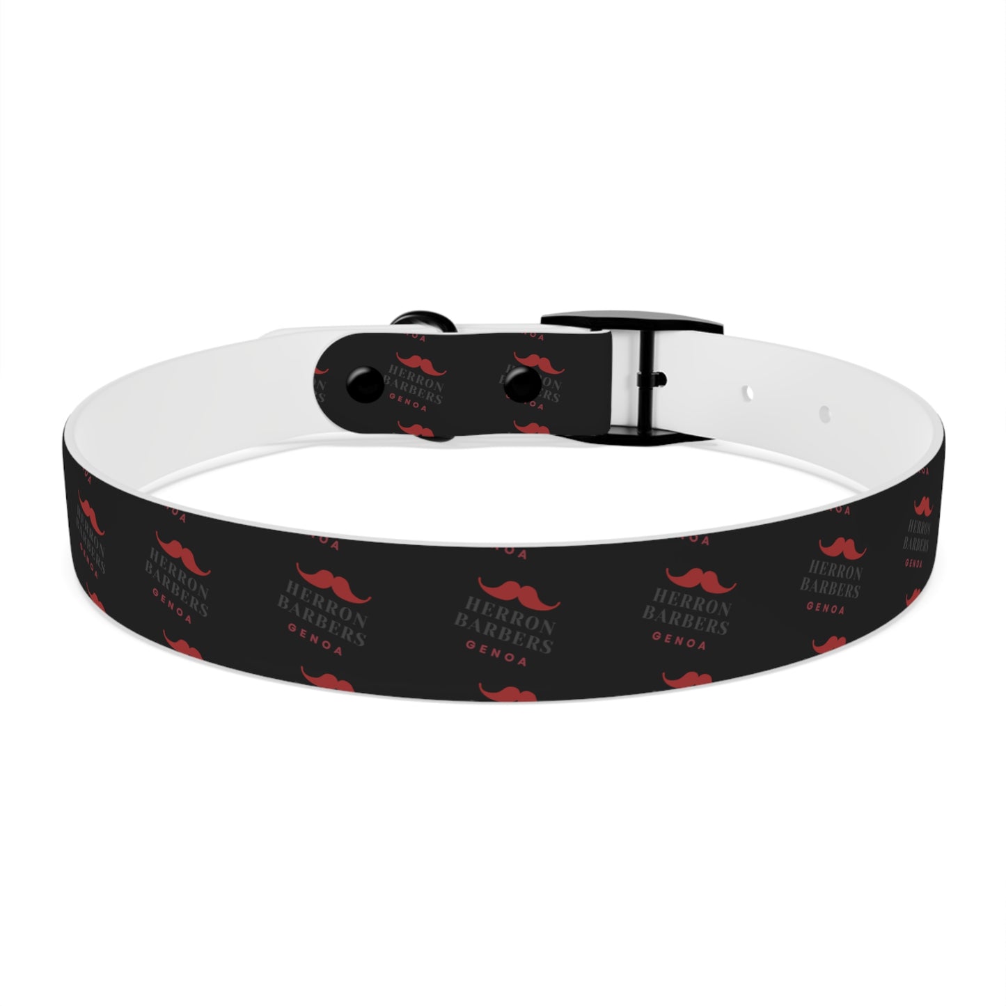 Herron Barber Logo Dog Collar