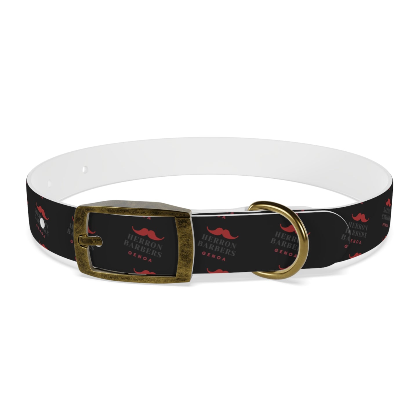 Herron Barber Logo Dog Collar