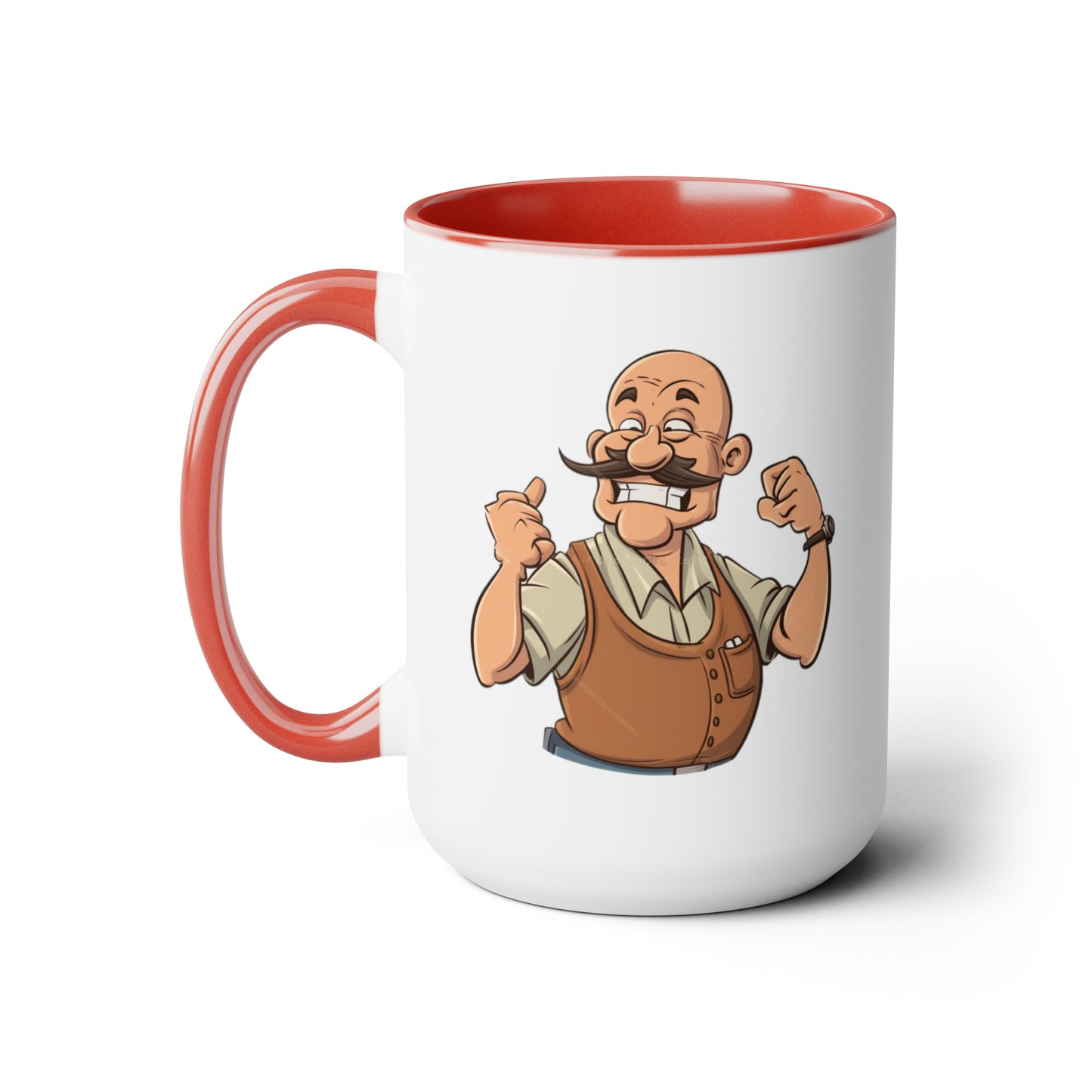 Herron Barber - Two-Tone Coffee Mugs, 15oz