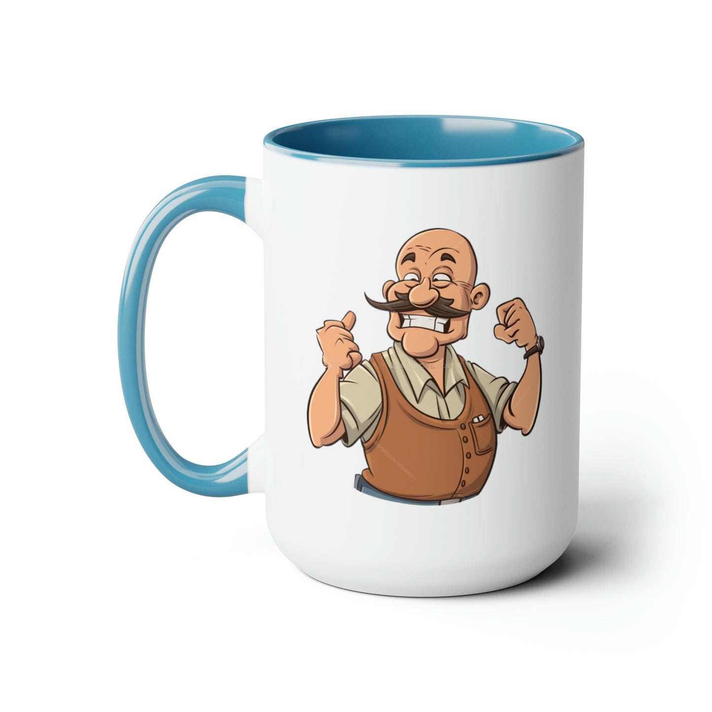 Herron Barber - Two-Tone Coffee Mugs, 15oz