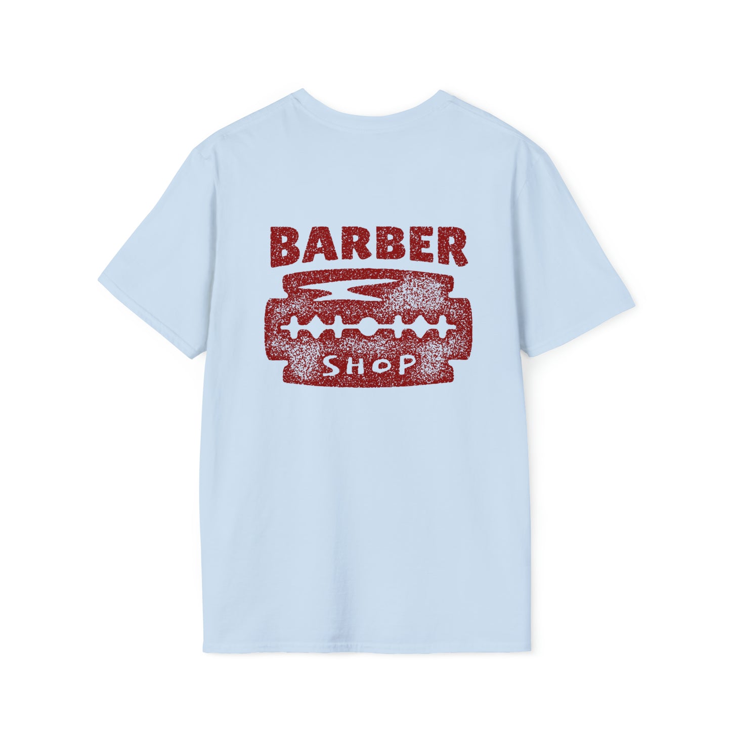 Herron Barber Razor Blade Unisex Softstyle T-Shirt