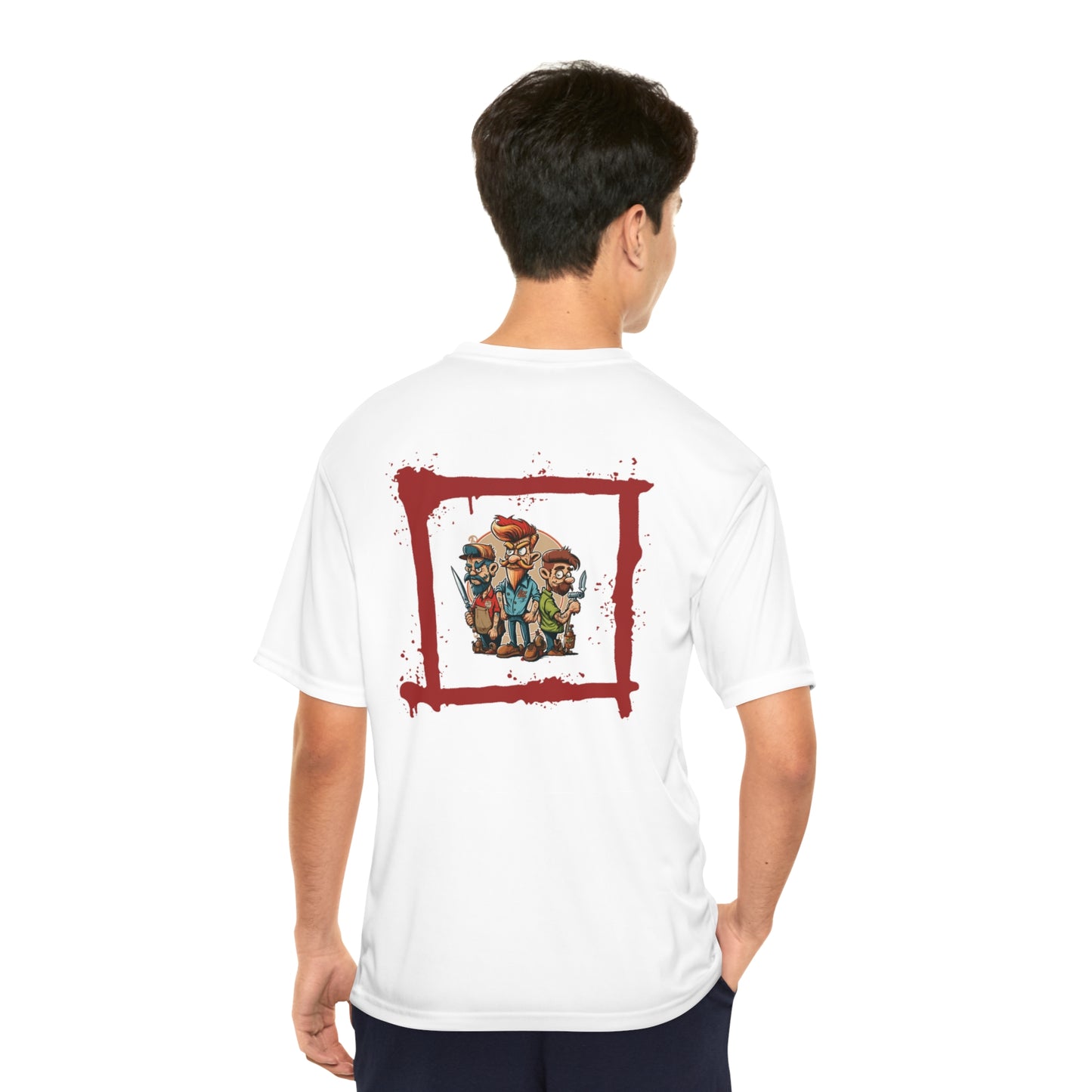 Herron Barbers Crazy Trio - Men's Performance T-Shirt