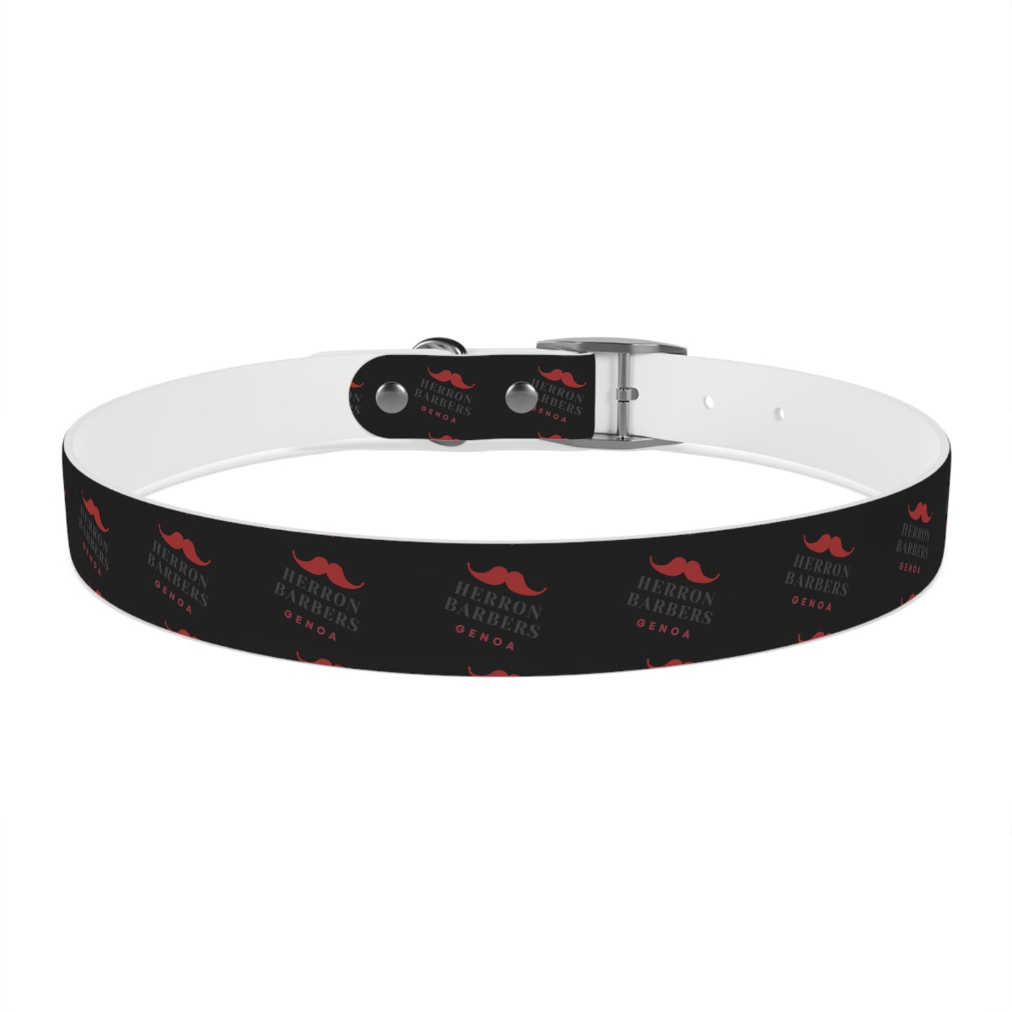 Herron Barber Logo Dog Collar