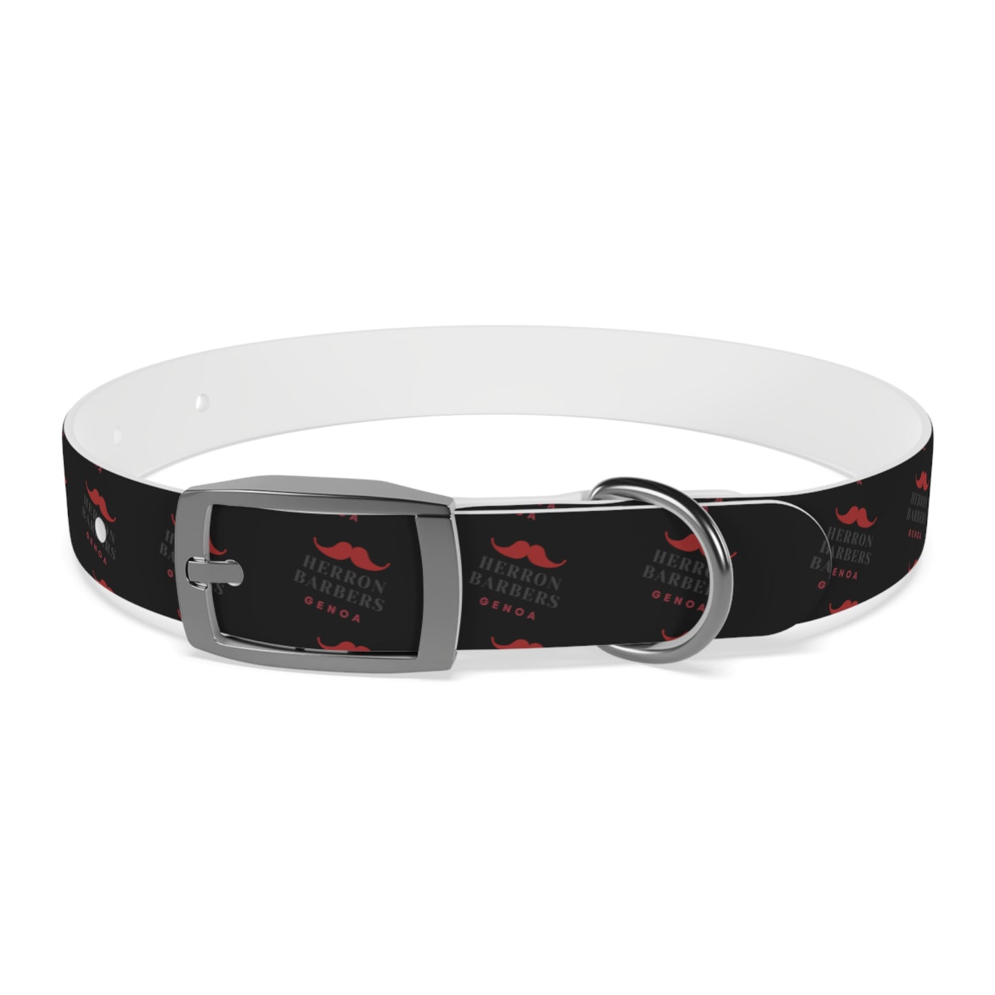 Herron Barber Logo Dog Collar