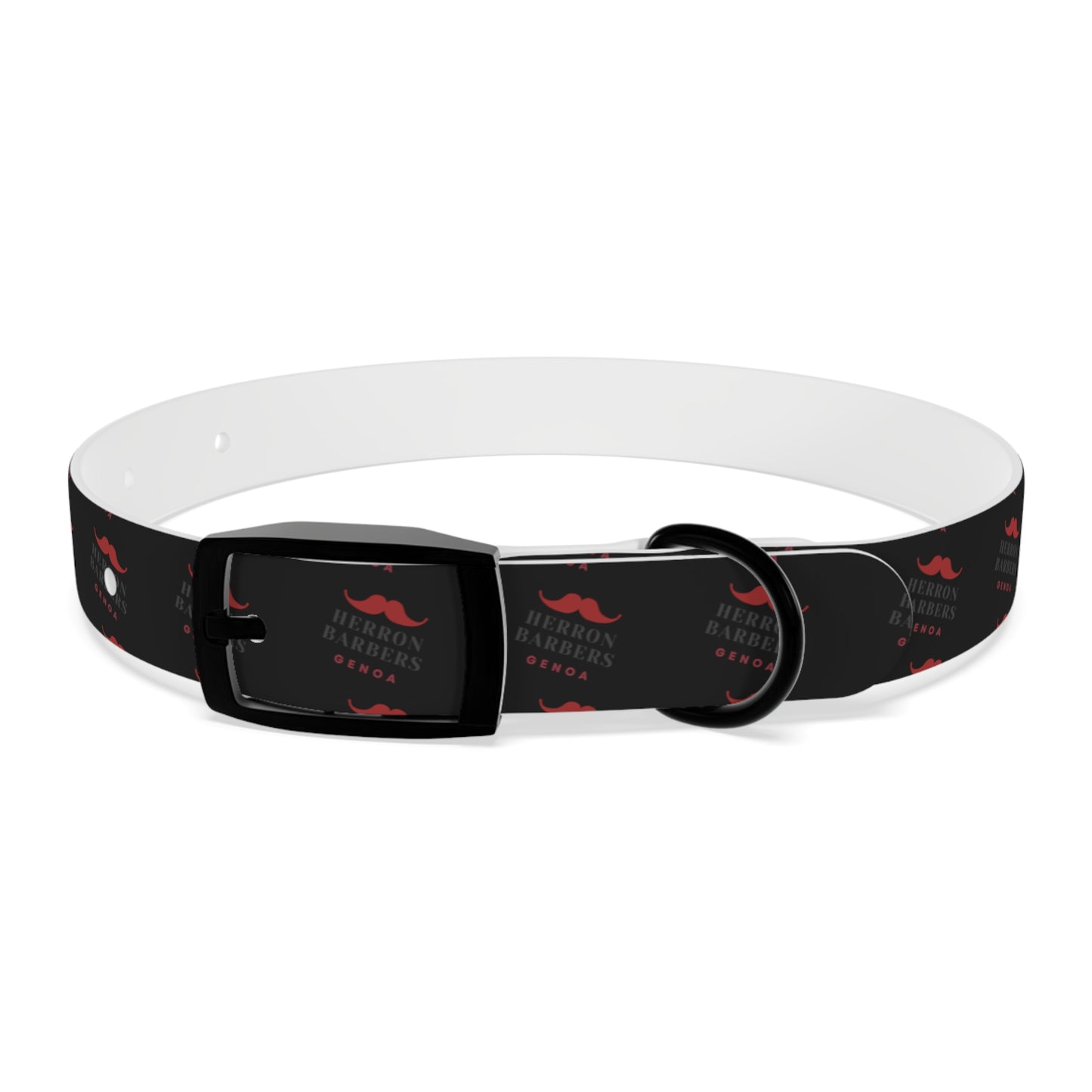 Herron Barber Logo Dog Collar