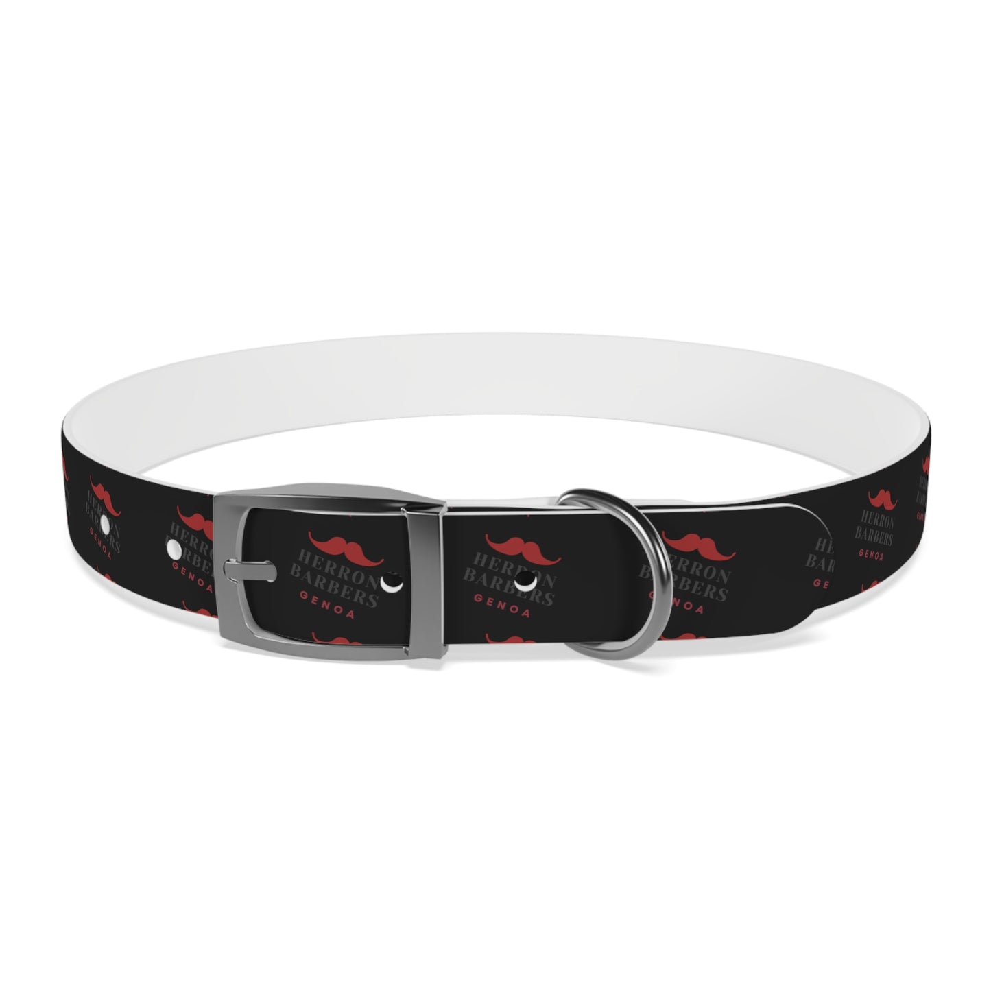 Herron Barber Logo Dog Collar